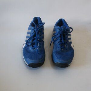 Mens Adidas Adipower Barricade 8 Tennis Blue, Gray, Red, White Sneakers 8